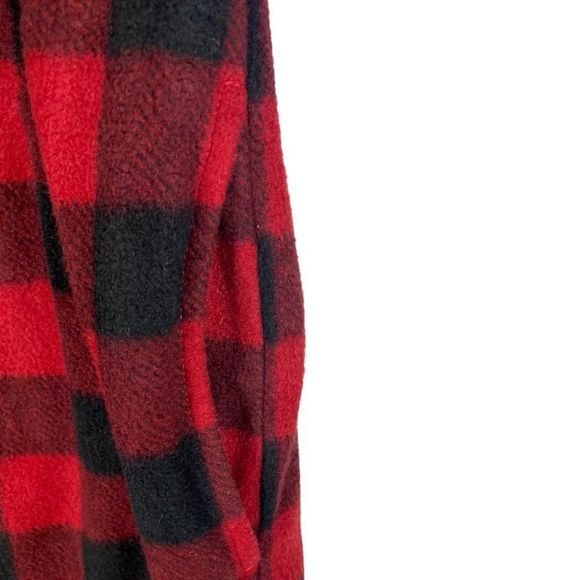 SLEEPYHEADS Men's Red Black Buffalo Check One Piece Pyjamas Loungewear US L - Picture 6 of 8